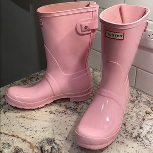 Hunter Short Adjustable Strap Rain Boot Wellie